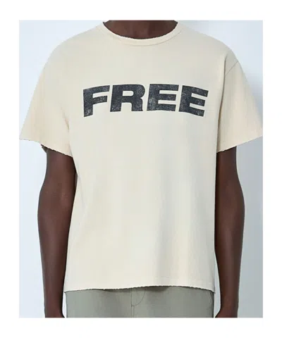 Gallery Dept. Free Archival White T-shirt In Neutral