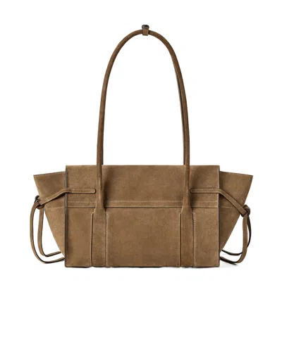 Mulberry Small Bayswater Flap-top Tote Bag In Brown
