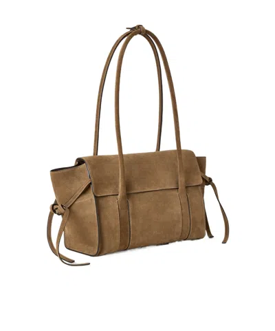 Mulberry Small Bayswater Flap-top Tote Bag In Brown