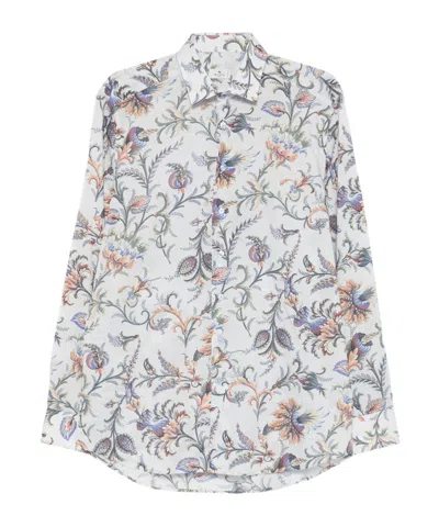 Etro Blue Shirts Men In White