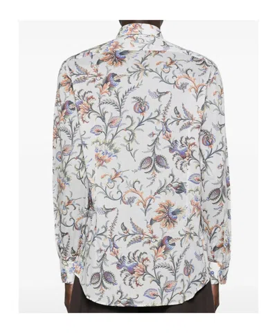 Etro Blue Shirts Men In White