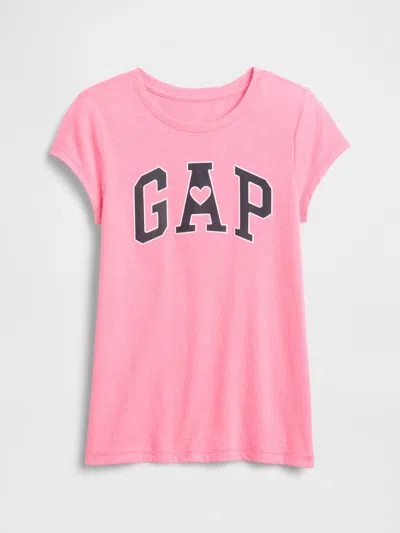 Gap Factory Kids Gap Logo T-shirt In Pink