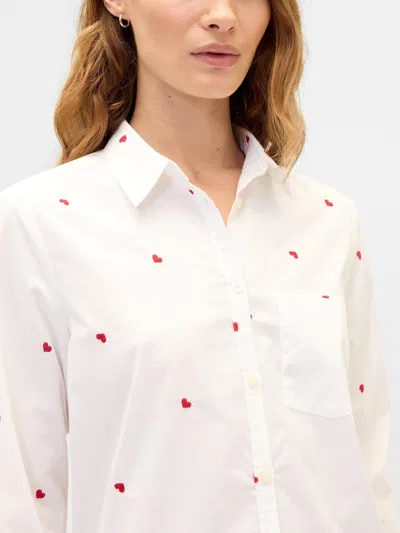Gap Factory Classic Cotton Shirt In White