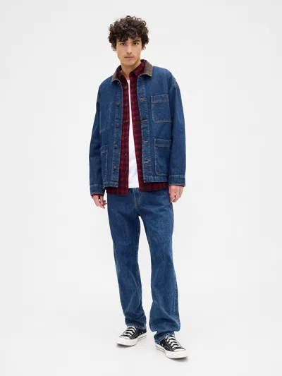 Gap Factory Oxford Shirt In Standard Fit In Multi