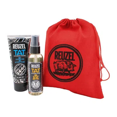 Reuzel Tat Buff Exfoliating Cleanser & Shine Tattoo Spray Duo In Multi