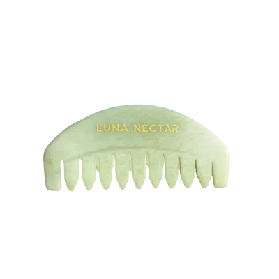 Luna Nectar Metamorphic Scalp Gua Sha Tool In Green