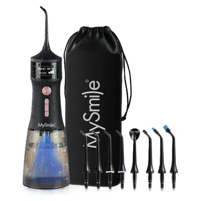 Mysmile Lp221 Cordless Uvc Sterilizable Water Flosser With Extra Jet Tips Bundle In Multi