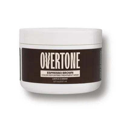 Overtone Semi Permanent Color-depositing Deep Conditioning Mask - Espresso Brown In Brown