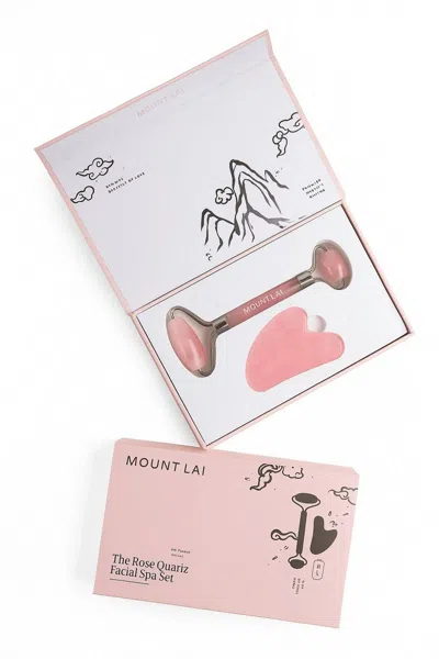 Mount Lai The Rose Quartz Facial Spa Set In Multi