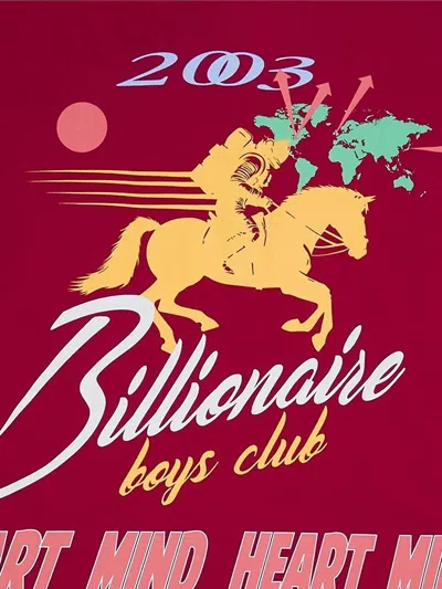 Billionaire Boys Club Celestial Langarmshirt In Red