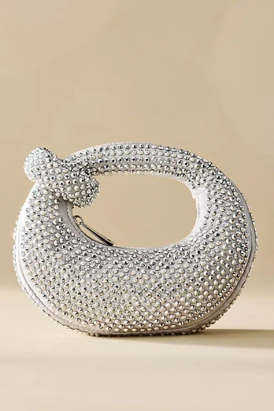 Jw Pei Abacus Crystal Mini Bag In Silver