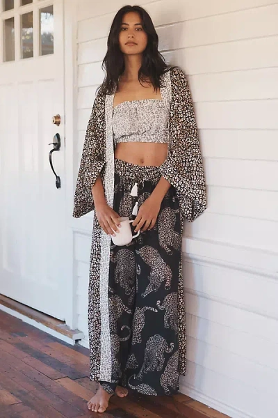 By Anthropologie Aurora Three-piece Set In Brown