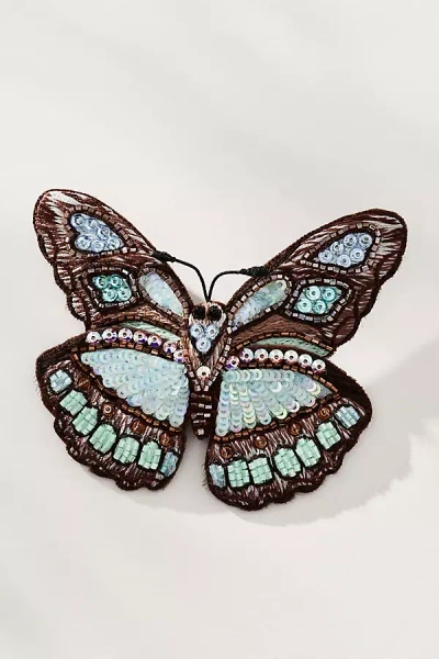 Mignonne Gavigan Maren Butterfly Brooch In Multi