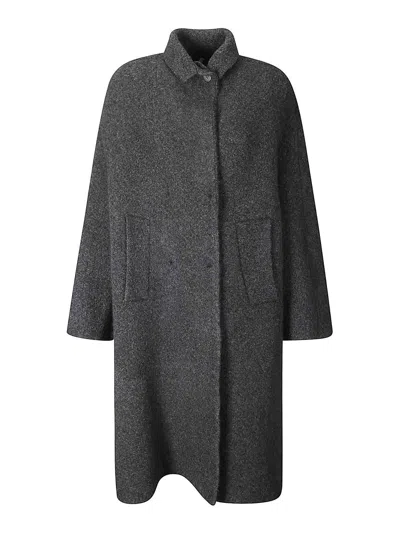 Boboutic Double Breast Coat In Gray