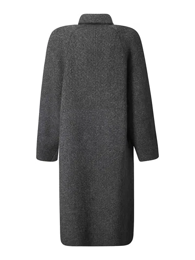 Boboutic Double Breast Coat In Gray