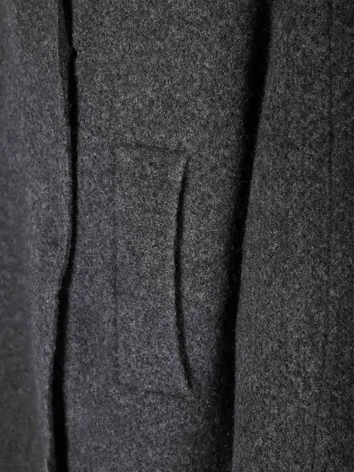 Boboutic Double Breast Coat In Gray