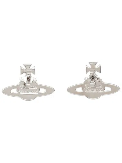 Vivienne Westwood "kika" Earrings In Brown