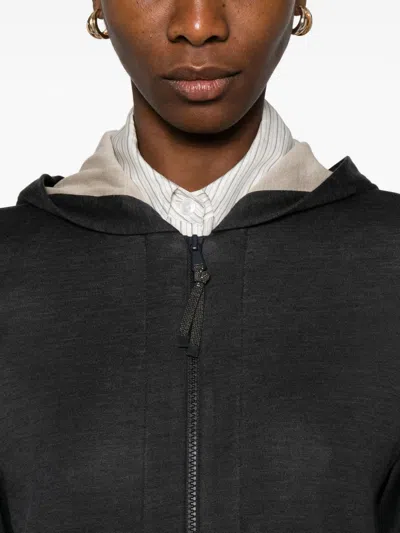 Brunello Cucinelli Hoodie Made From Cotton And Silk