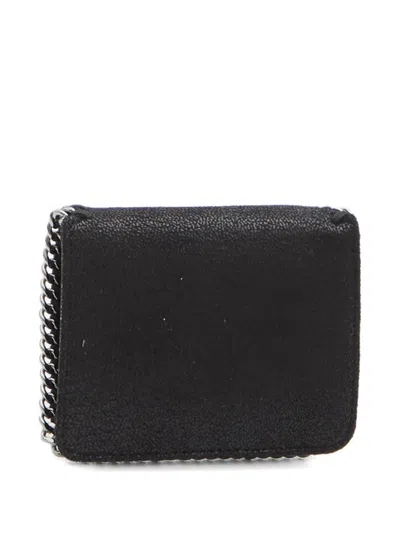 Stella Mccartney Falabella Bifold Wallet In Black