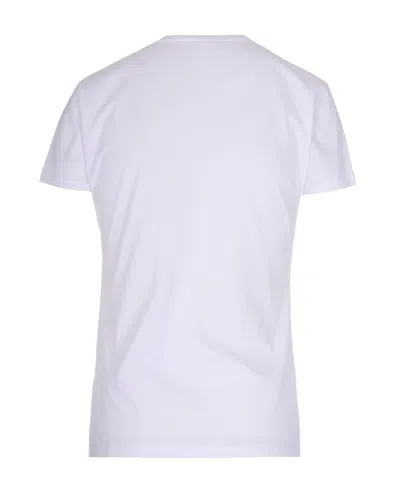 Liu •jo T-shirt Bianca Con Stampa Floreale In White