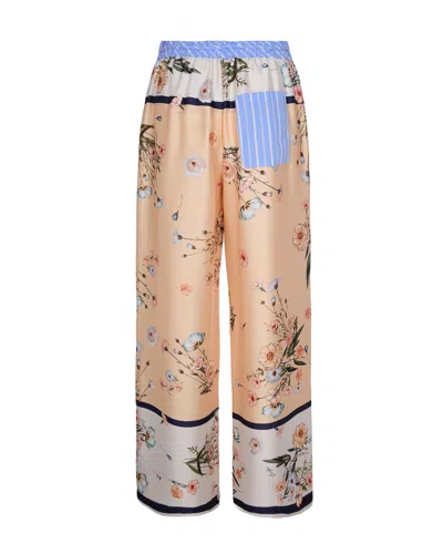 Liu •jo Pantalone A Palazzo Con Motivo Floreale In Multi