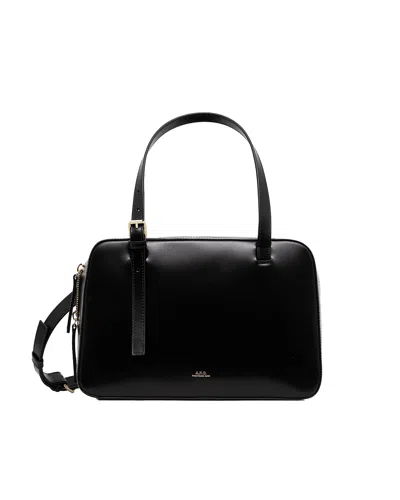 Apc Borsa A Mano Virginie Box Black In Black