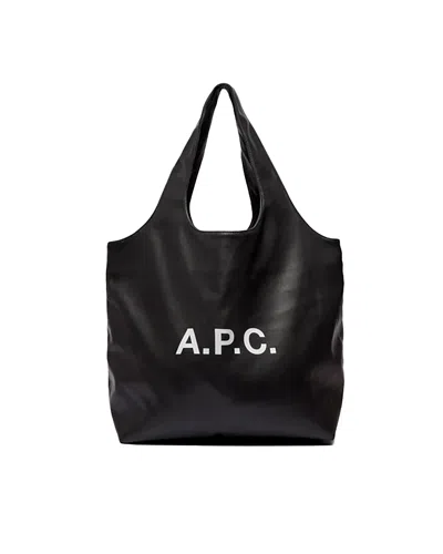 Apc Borsa Tote Ninon Black In Black