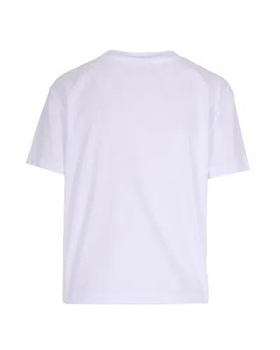 Apc T-shirt Boxy Rue Madame Paris White/dark Navy In White
