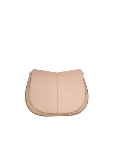 Gianni Chiarini Borsa A Spalla Helena Round Clay In Neutral