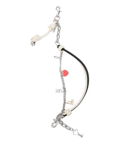 Marc Jacobs Multicolor The Mini Icon Chain Bag Charm In Multicolor