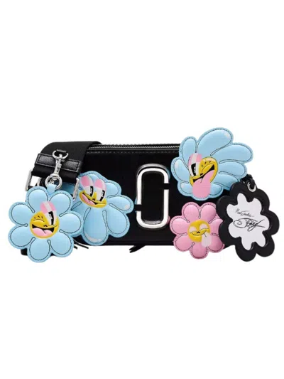 Marc Jacobs Black Hattie Stewart Snapshot Crossbody Bag In Multi