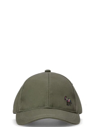 Ps By Paul Smith Green Logo Baseball Hat In Green