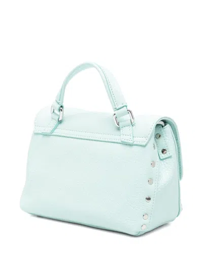 Zanellato Postina Daily Baby Leather Handbag In Green