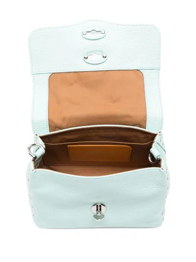 Zanellato Postina Daily Baby Leather Handbag In Green