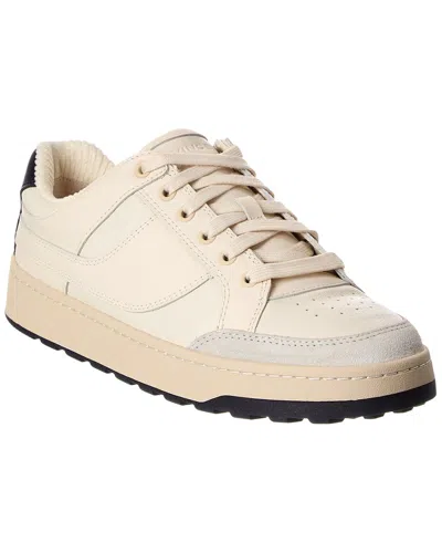 Vince Wilder Court Leather Sneaker In White
