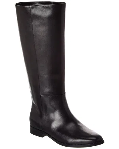 Vince Martell Wide Calf Leather Boot In Black