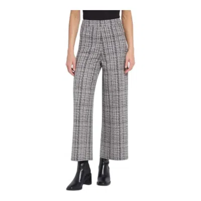 Lyssé Erin Hi Waist Leg Neoprene Pants In Lush Tweed In Gray