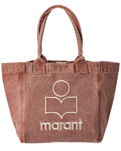 Isabel Marant Yenky Small Canvas Tote In Brown