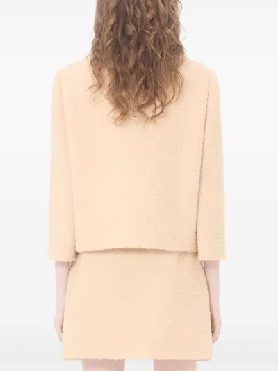 Valentino Garavani Vlogo Signature Wool Jacket In Neutral