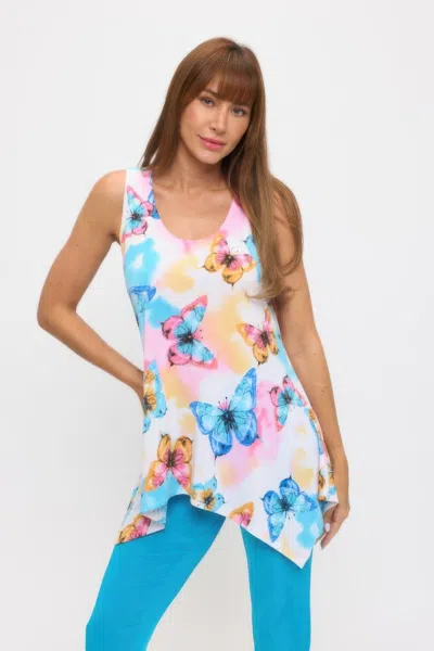 Truedames Hit Shark Bite Hem Tank In Black