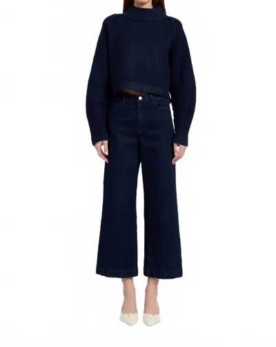 En Saison Odette Sweater In Navy In Blue