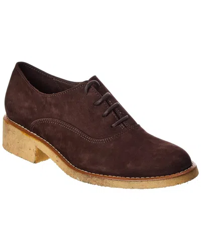 Arche Tosca Suede Oxford In Brown