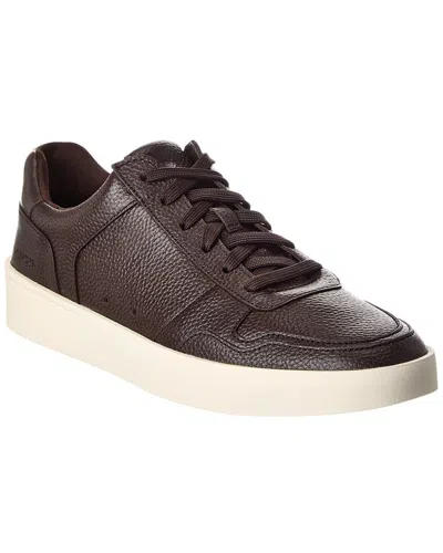 Vince Peyton Leather Sneaker In Brown