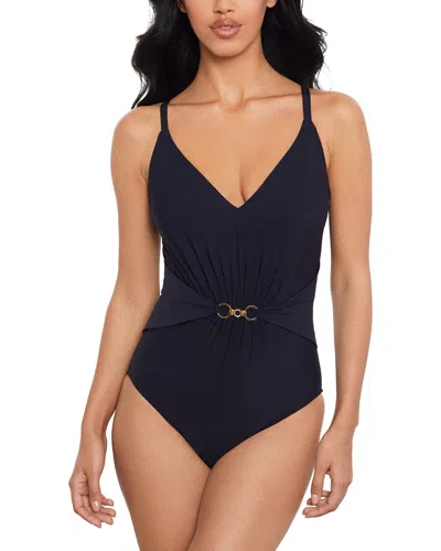 Magicsuit Gianna Chain Link One-piece Swimsuit In Black