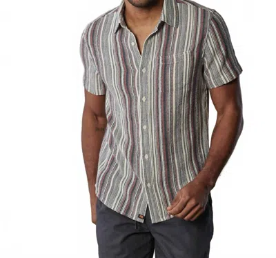 The Normal Brand Freshwater Short Sleeve Button-up Shirt In Multi