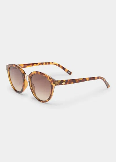 Le Specs Women's Influx Sunglasses In Cola Tort In Animal Print