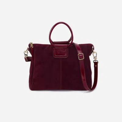 Hobo Women's Sheila Medium Satchel Bag In Prairie Garnet In Burgundy