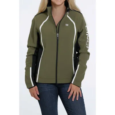 Cinch Color Blocked Bonded Jacket In Olive In Green
