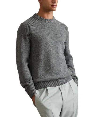 Reiss Cloud Wool-blend Sweater In Gray