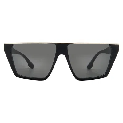 Victoria Beckham Black Browline Ladies Sunglasses Vb683s 001 58 In Black